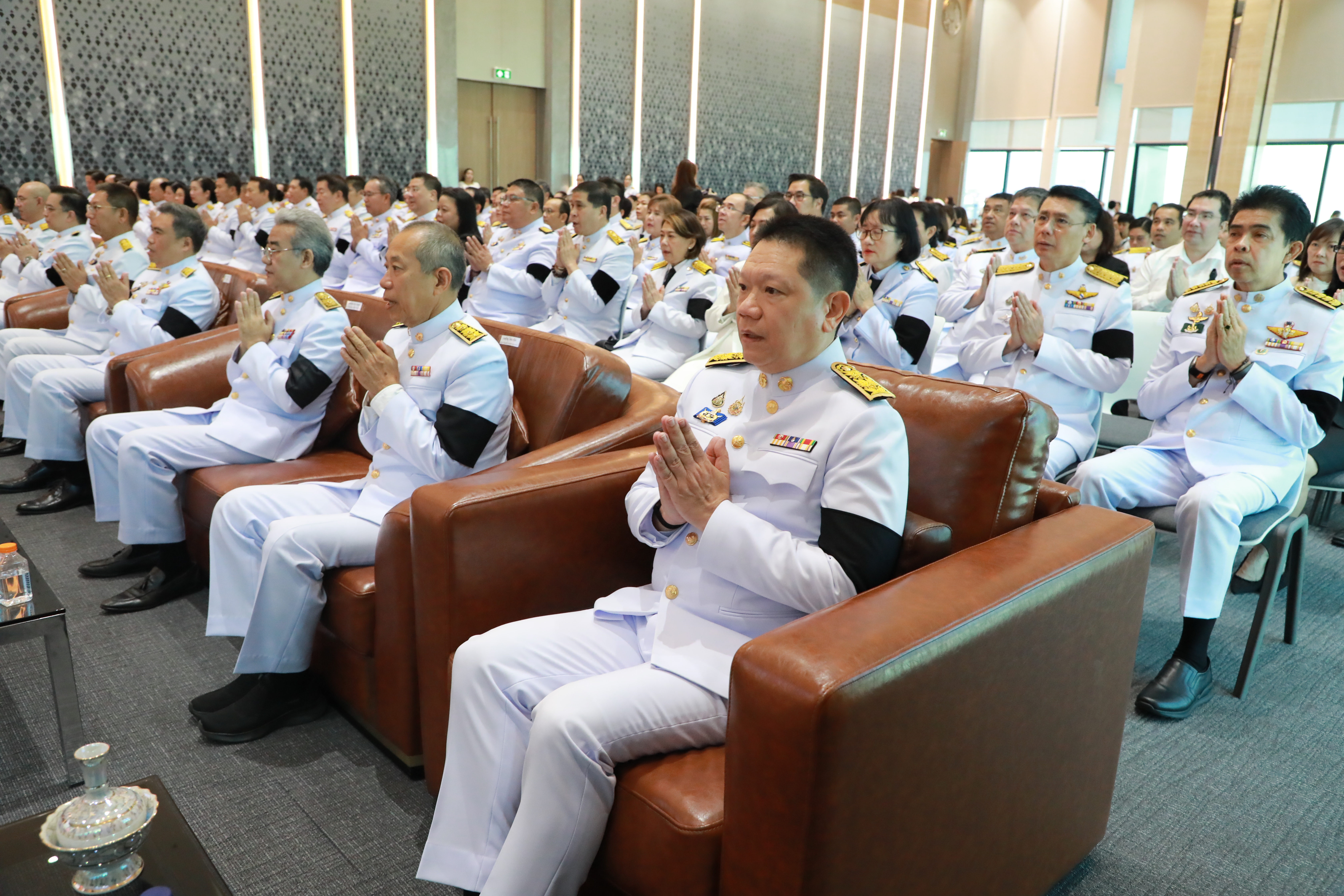 สำนักงานคณะกรรมการนโยบายรัฐวิสาหกิจ เข้าร่วมพิธีเจริญพระพุทธมนต์และทำบุญตักบาตร ถวายเป็นพระกุศลแด่สมเด็จพระอริยวงศาคตญาณ สมเด็จพระสังฆราช สกลมหาสังฆปริณายก เนื่องในโอกาสฉลองพระชนมายุ 99 พรรษา 26 มิถุนายน 2569