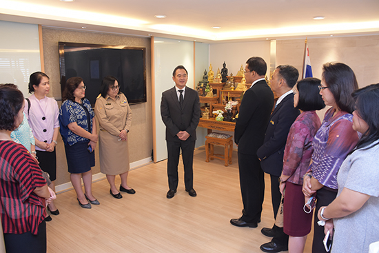 สคร. ร่วมแสดงความยินดีกับปลัดกระทรวงการคลังเนื่องในโอกาสเข้ารับตำแหน่งใหม่