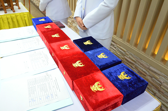 สคร. จัดพิธีรับพระราชทานเครื่องราชอิสริยาภรณ์ชั้นสายสะพาย ประจำปี 2563