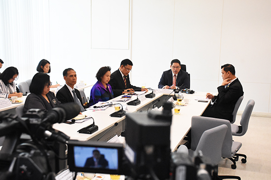 รัฐมนตรีว่าการกระทรวงการคลังพร้อมคณะตรวจเยี่ยม สคร.