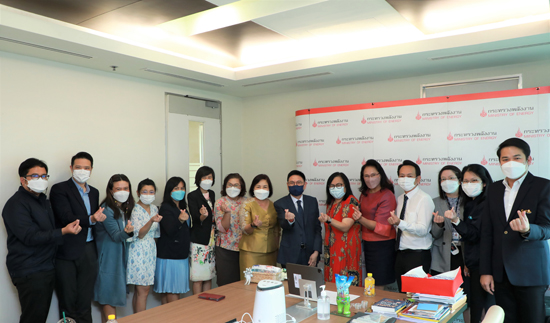 สคร. ร่วมอวยพรและขอพรปีใหม่ 2566 ปลัดกระทรวงพลังงาน