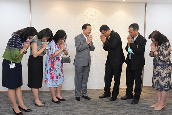 สคร. ร่วมอวยพรและขอพรปีใหม่ 2564 ผู้บริหารระดับสูงกระทรวงการคลัง