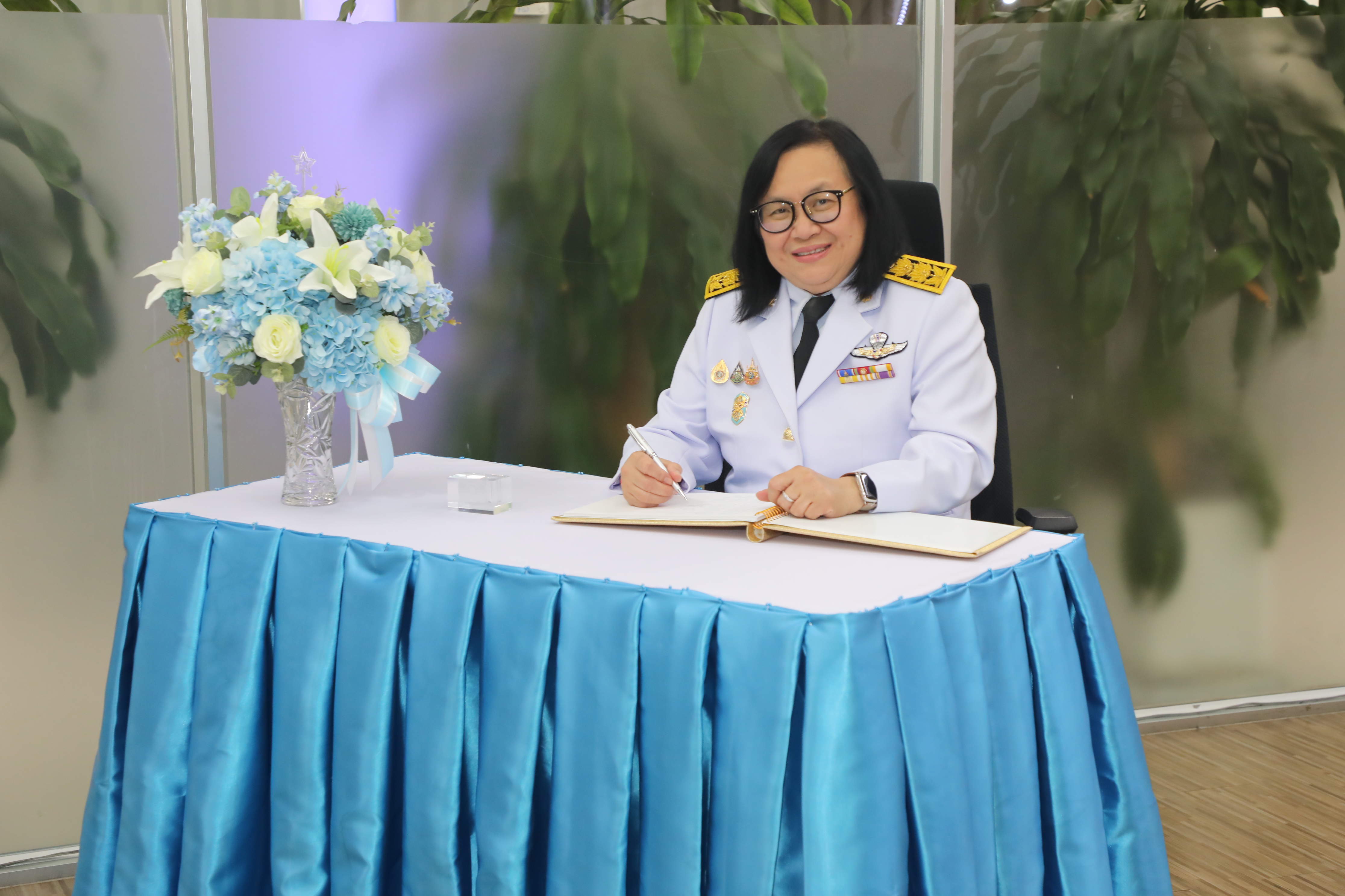 สคร. จัดพิธีถวายพระพรชัยมงคล และร่วมลงนามถวายพระพรชัยมงคล เนื่องในโอกาสวันเฉลิมพระชนมพรรษา สมเด็จพระนางเจ้าสิริกิติ์ พระบรมราชินีนาถ พระบรมราชชนนีพันปีหลวง 12 สิงหาคม 2567