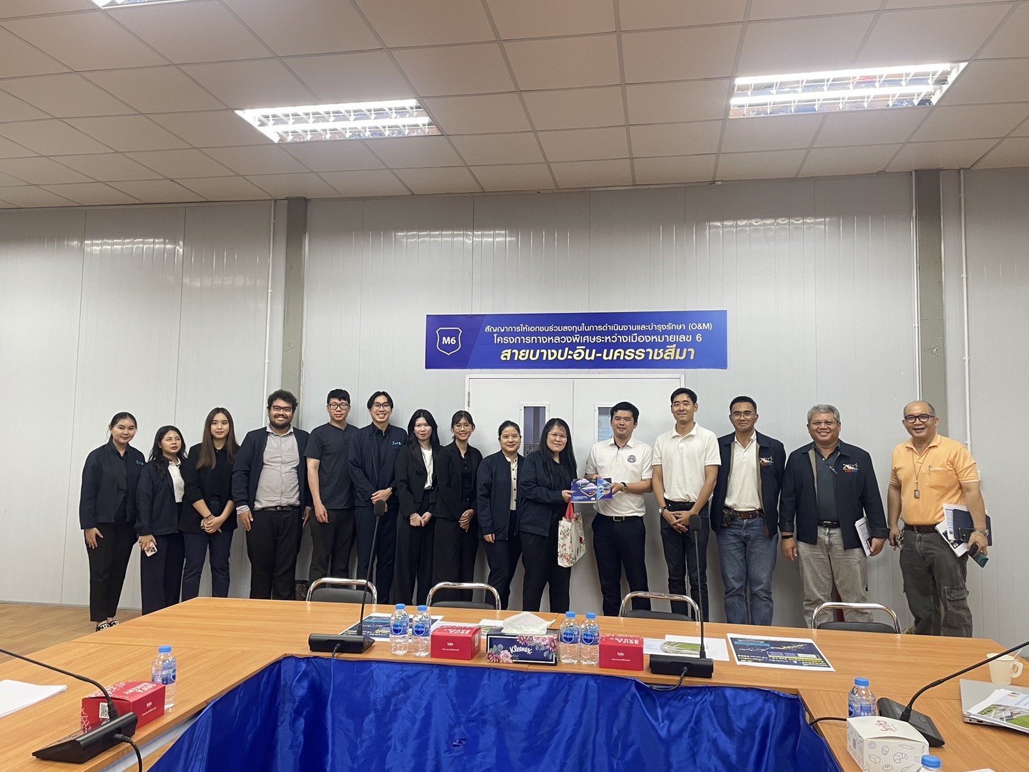 สำนักงานคณะกรรมการนโยบายรัฐวิสาหกิจ (สคร.) เยี่ยมชมโครงการให้เอกชนร่วมลงทุนในการดำเนินงานและบำรุงรักษา (O&M) โครงการทางหลวงพิเศษระหว่างเมืองหมายเลข 6 สายบางปะอิน - นครราชสีมา 