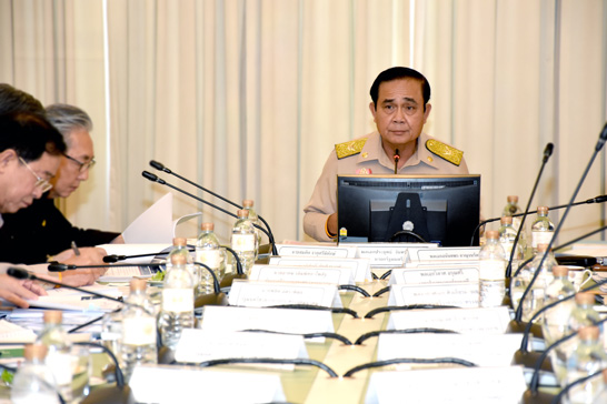  โดยมีพลเอกประยุทธ์ จันทร์โอชา นายกรัฐมนตรี เป็นประธาน การประชุม คนร. ครั้งที่ 1/2560