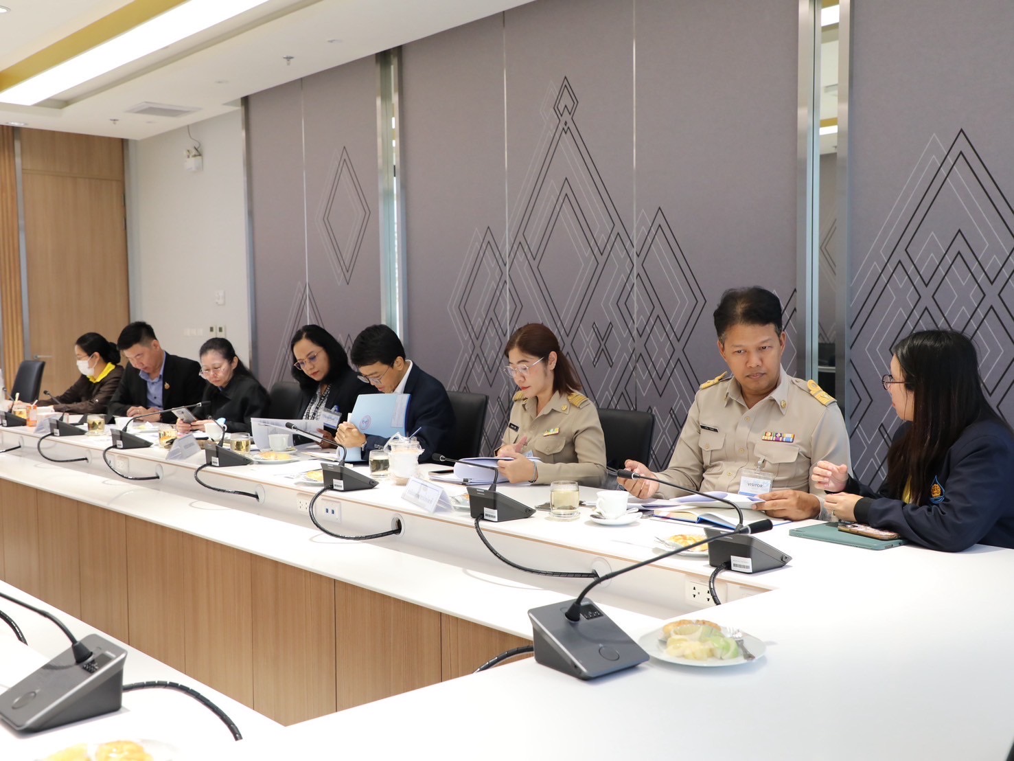 การประชุมหารือเกี่ยวกับข้อสงวนในบทรัฐวิสาหกิจ ภายใต้การเจรจาความตกลงการค้าเสรีระหว่างไทยและสหภาพยุโรป (Thailand-EU Free Trade Agreement) ในระหว่างวันที่ 4-6 สิงหาคม 2568 ณ ชั้น 15 สำนักงานคณะกรรมการนโยบายรัฐวิสาหกิจ อาคาร 150 ปี กระทรวงการคลัง