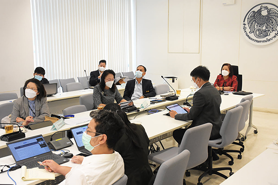 สคร. จัดการประชุมคณะกรรมการประเมินผลฯ ผ่านสื่ออิเล็กทรอนิกส์ ครั้งที่ 1