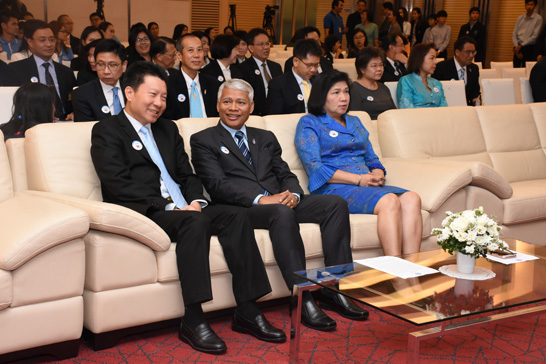บรรยากาศพิธีร่วมลงนามในบันทึกข้อตกลงว่าด้วยความร่วมมือในการป้องกันและปราบปรามปัญหาการทุจริต