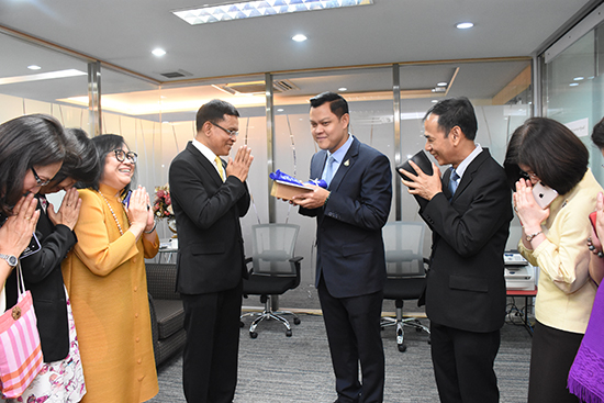 สคร. ร่วมอวยพรและขอพรปีใหม่ 2563 ผู้บริหารระดับสูงกระทรวงการคลัง