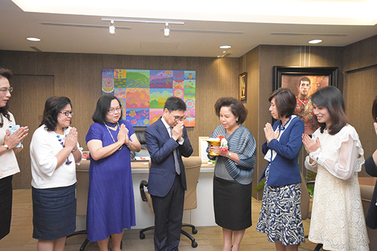 สคร. ร่วมอวยพรปีใหม่ 2562 ปลัดกระทรวงพลังงาน