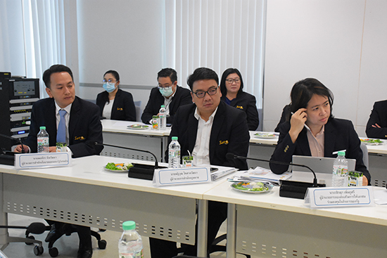 รัฐมนตรีว่าการกระทรวงการคลังพร้อมคณะเข้าตรวจเยี่ยม สคร.