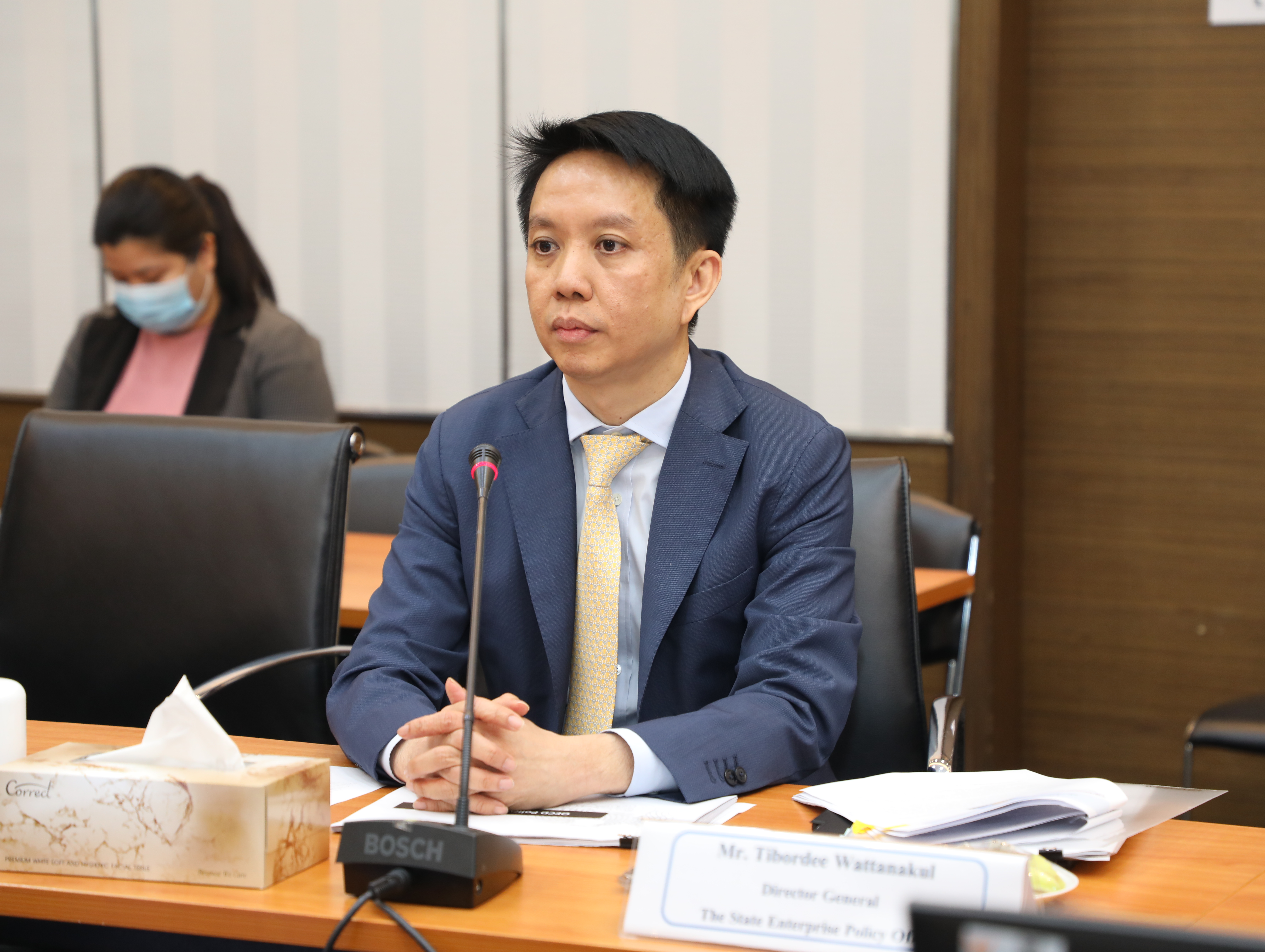 การประชุมหารือร่วมกับคณะผู้แทนองค์การเพื่อความร่วมมือทางเศรษฐกิจและการพัฒนา (OECD) สำหรับการจัดทำรายงานการประเมินสถานการณ์ของรัฐวิสาหกิจในภาพรวมด้านการกำกับดูแลกิจการที่ดีด้านการกำกับดูแลกิจการที่ดี