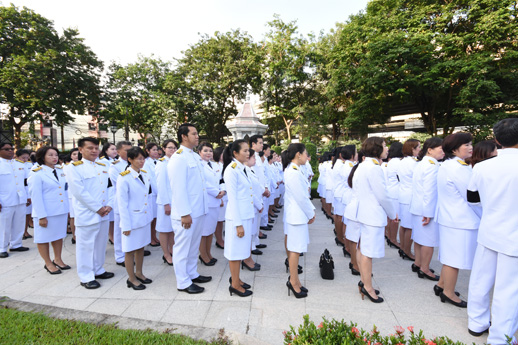 สคร. ร่วมกิจกรรมรวมพลังเพื่อน้อมถวายพระบาทสมเด็จพระปรมินทรมหาภูมิพลอดุลยเดชฯ