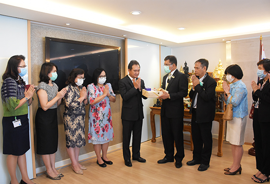 สคร. ร่วมอวยพรและขอพรปีใหม่ 2564 ผู้บริหารระดับสูงกระทรวงการคลัง