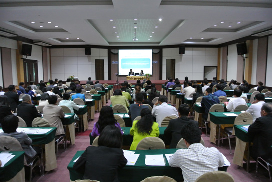 บรรยากาศ การสัมมนาเกี่ยวกับ PPP จ.นครนายก