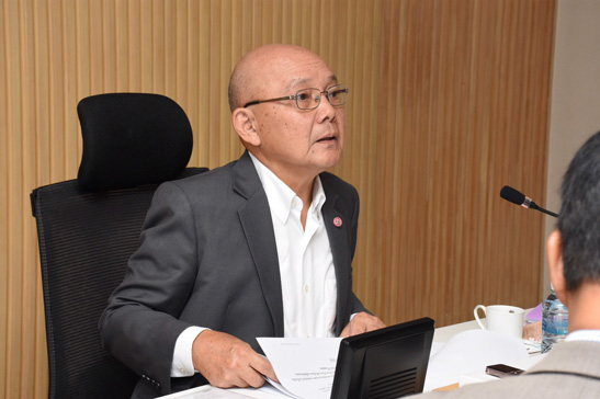 นายเทียนฉาย กีระนันทน์ เป็นประธานการประชุมคณะอนุกรรมการพิจารณารางวัลการดำเนินงานเพื่อสังคมและสิ่งแวดล้อมดีเด่น ประจำปี 2559