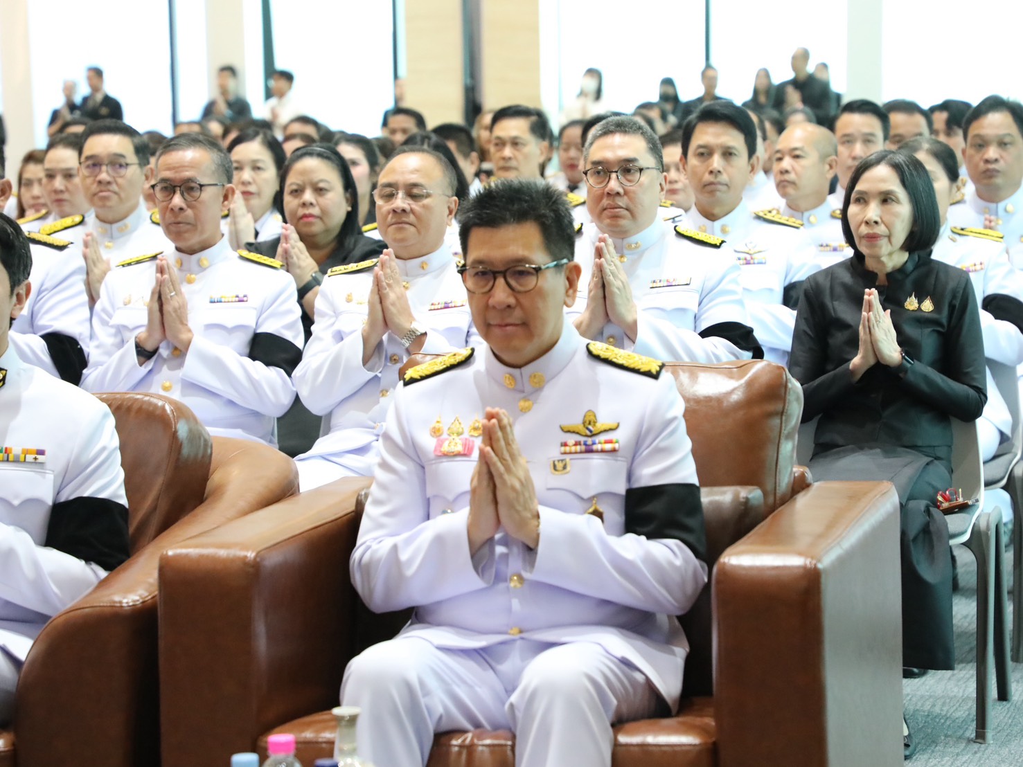 สำนักงานคณะกรรมการนโยบายรัฐวิสาหกิจ ร่วมพิธีบำเพ็ญกุศลสตมวาร (ครบ 100 วัน) เพื่ออุทิศถวายเป็นพระกุศลแด่สมเด็จพระเจ้าลูกเธอ เจ้าฟ้าพัชรกิติยาภา นเรนทิราเทพยวดี กรมหลวงราชสาริณีสิริพัชร มหาวัชรราชธิดา