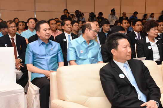 บรรยากาศพิธีร่วมลงนามในบันทึกข้อตกลงว่าด้วยความร่วมมือในการป้องกันและปราบปรามปัญหาการทุจริต