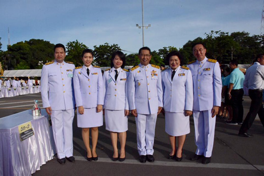 สคร. ร่วมพิธีทำบุญตักบาตรถวายพระราชกุศลฯ