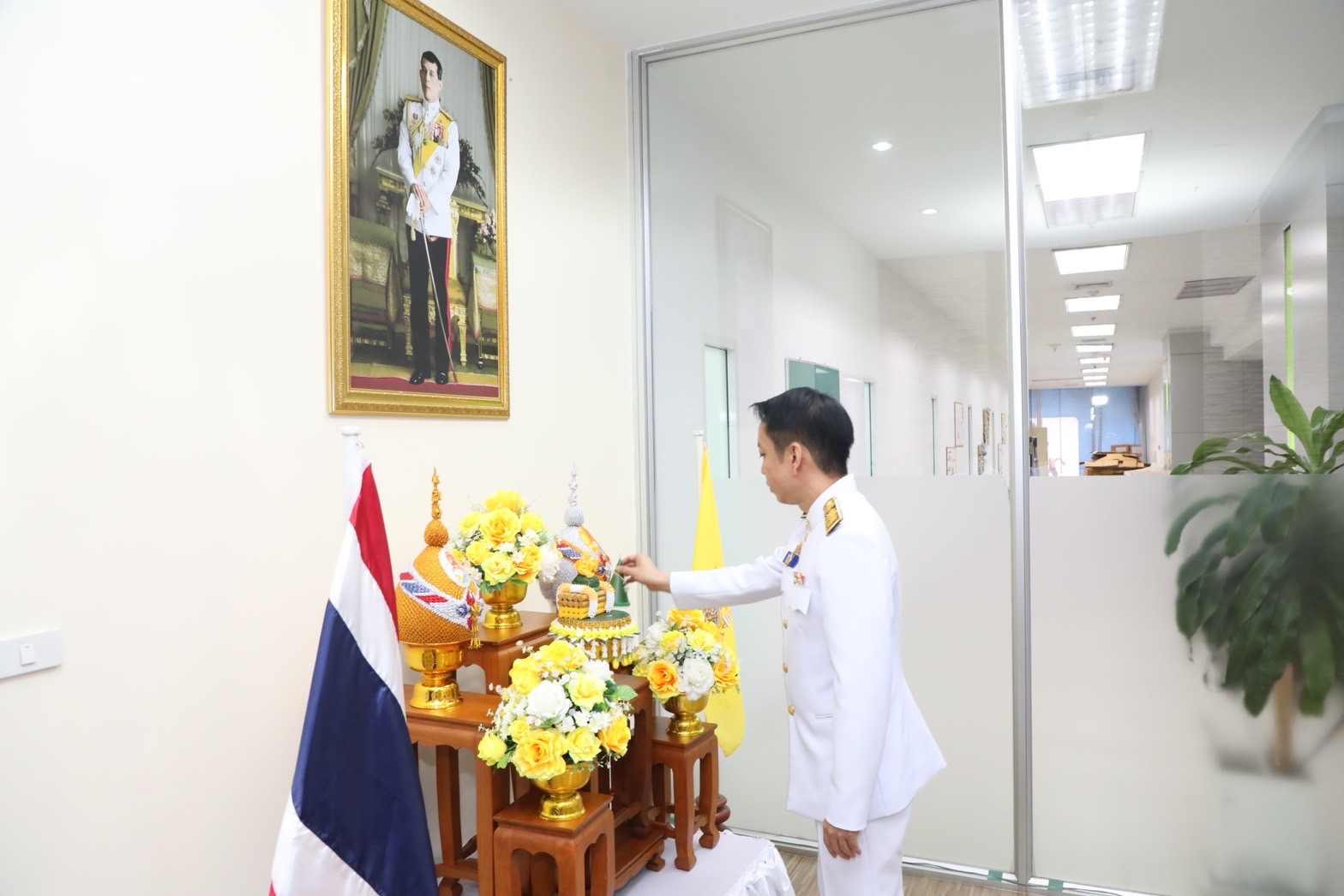 สคร. จัดพิธีถวายพระพรชัยมงคล เเละพิธีถวายสัตย์ปฏิญาณเพื่อเป็นข้าราชการที่ดีเเละพลังของเเผ่นดิน เนื่องในโอกาสวันเฉลิมพระชนมพรรษา พระบาทสมเด็จพระเจ้าอยู่หัว 28 กรกฎาคม 2567