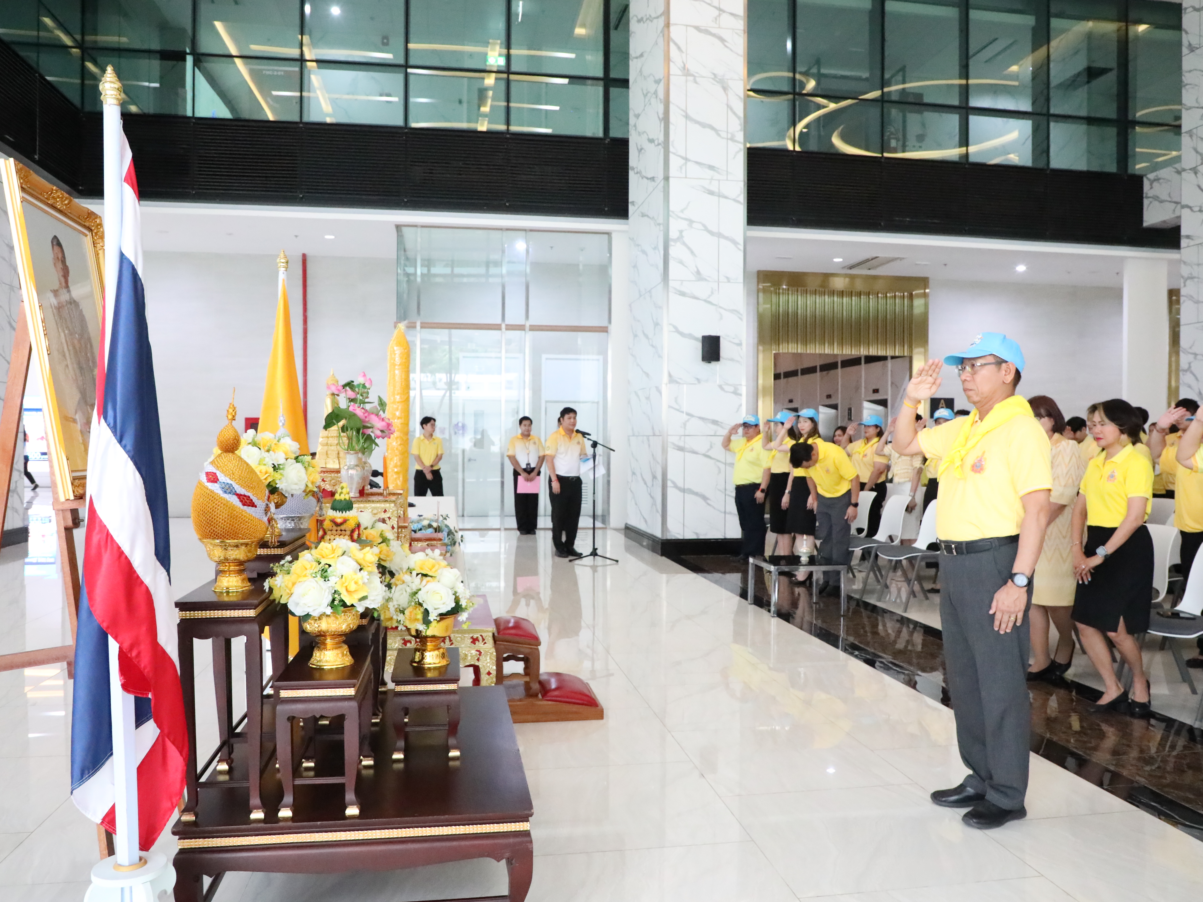 สำนักงานคณะกรรมการนโยบายรัฐวิสาหกิจ ร่วมกับกระทรวงการคลังจัดกิจกรรมถวายเทียนพรรษา ประจำปี 2568 ภายใต้กิจกรรมจิตอาสาบำเพ็ญสาธารณประโยชน์และบำเพ็ญสาธารณกุศลเฉลิมพระเกียรติ พระบาทสมเด็จพระเจ้าอยู่หัว เนื่องในโอกาสวันเฉลิมพระชนมพรรษา 28 กรกฎาคม 2568