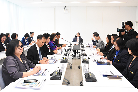 รัฐมนตรีว่าการกระทรวงการคลังพร้อมคณะตรวจเยี่ยม สคร.