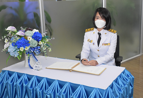 สคร. จัดพิธีถวายพระพรชัยมงคล สมเด็จพระนางเจ้าสิริกิติ์ พระบรมราชินีนาถ พระบรมราชชนนีพันปีหลวง  เนื่องในโอกาสมหามงคลเฉลิมพระชนมพรรษา 90 พรรษา 12 สิงหาคม 2565