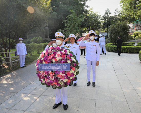 สคร. ร่วมพิธีวางพวงมาลาถวายสักการะพระบรมราชานุสาวรีย์พระบาทสมเด็​จพระจุลจอมเกล้าเจ้าอยู่หัว​ (รัชกาลที่ 5)​ ประจำปี​ พ.ศ.​ 2566