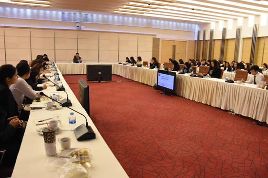 บรรยากาศการสัมมนาแผนพัฒนาฯ ฉบับที่ 12 กับทิศทางรัฐวิสาหกิจ