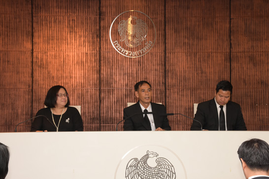 สคร. แถลงข่าวการนำส่งรายได้แผ่นดินของรัฐวิสาหกิจ