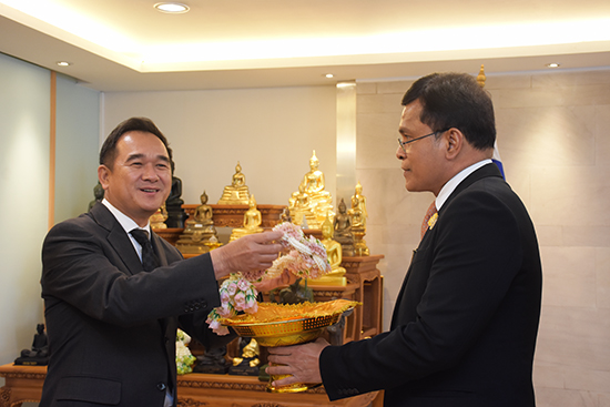 สคร. ร่วมแสดงความยินดีกับปลัดกระทรวงการคลังเนื่องในโอกาสเข้ารับตำแหน่งใหม่