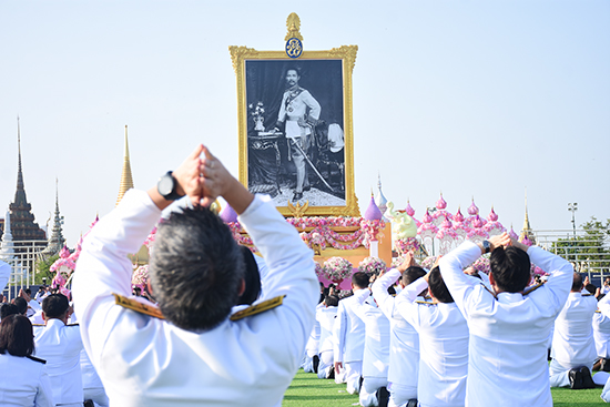 สคร. ร่วมพิธีวางพวงมาลา เนื่องในวันปิยมหาราช