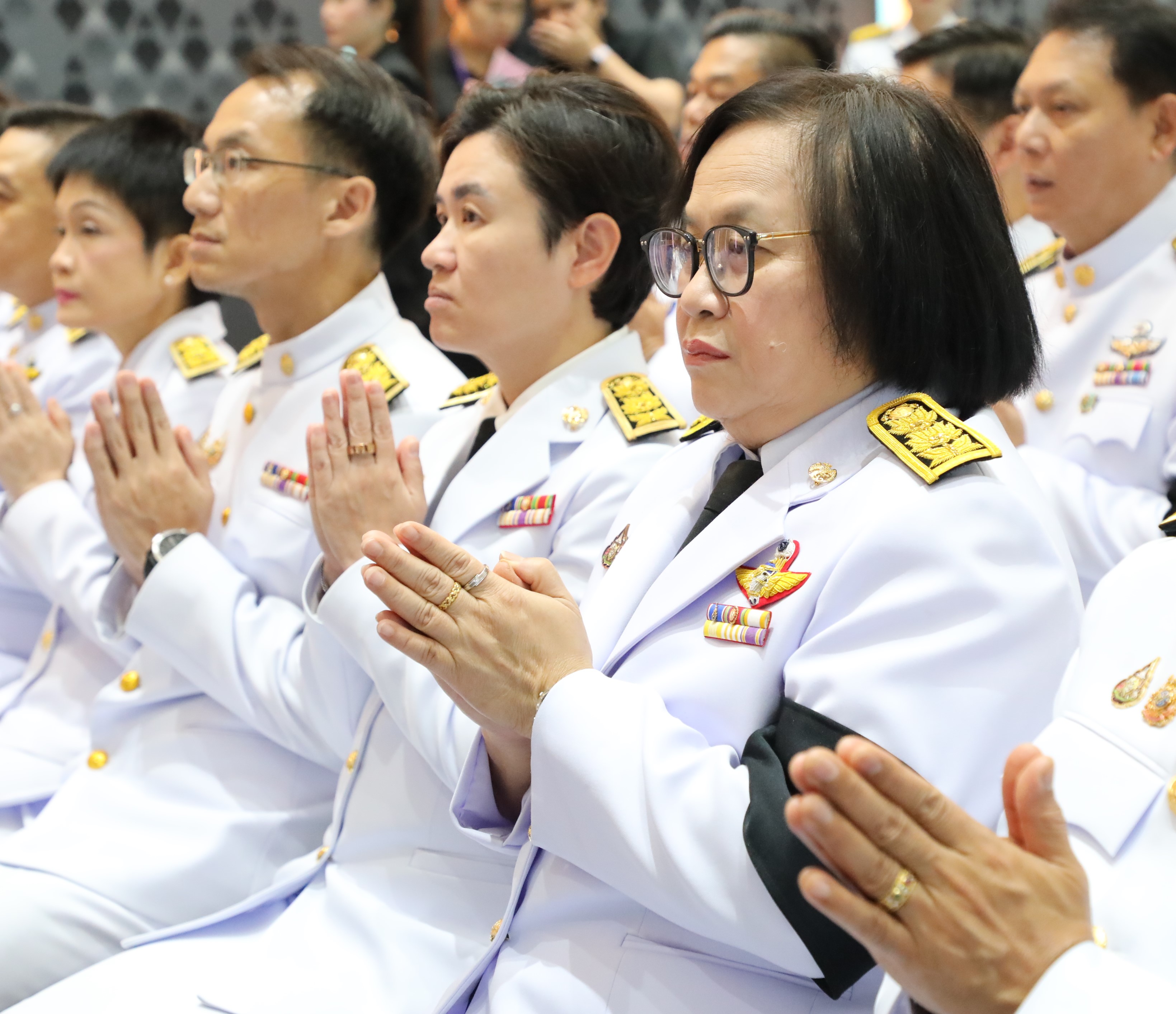 สำนักงานคณะกรรมการนโยบายรัฐวิสาหกิจ เข้าร่วมในพิธีบำเพ็ญกุศลสัตตมวาร (ครบ 7 วัน) เพื่ออุทิศถวายเป็นพระราชกุศลแด่สมเด็จพระเจ้าลูกเธอ เจ้าฟ้าพัชรกิติยาภา นเรนทิราเทพยวดี กรมหลวงราชสาริณีสิริพัชร มหาวัชรราชธิดา
