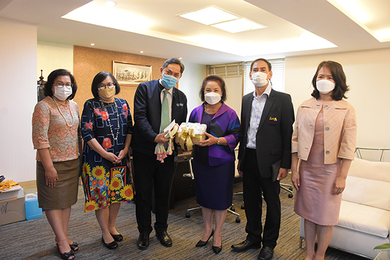 สคร. ร่วมอวยพรและขอพรปีใหม่ 2565 ผู้บริหารระดับสูงกระทรวงการคลัง