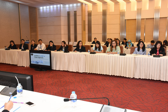 บรรยากาศการสัมมนาแผนพัฒนาฯ ฉบับที่ 12 กับทิศทางรัฐวิสาหกิจ