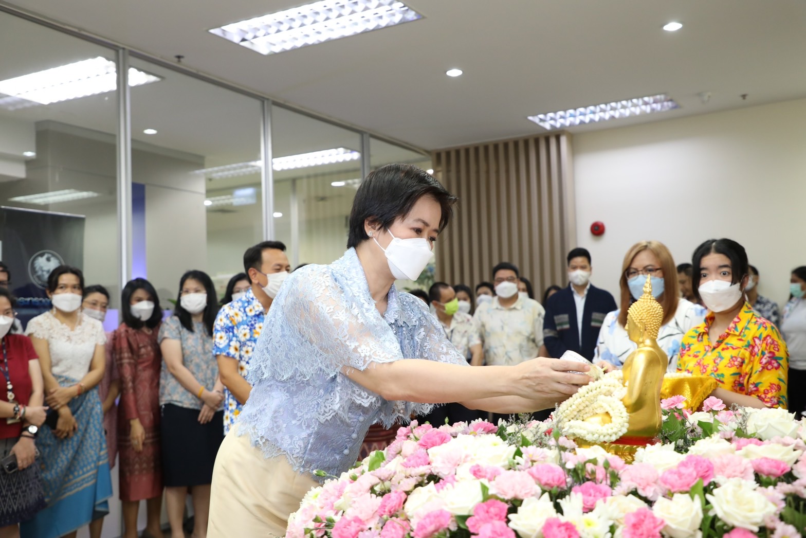 สคร. จัดพิธีสรงน้ำพระ เนื่องในวันสงกรานต์ พุทธศักราช ๒๕๖๗ 