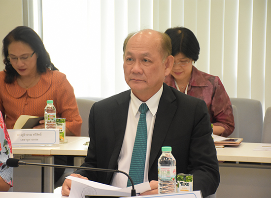 รัฐมนตรีว่าการกระทรวงการคลังพร้อมคณะเข้าตรวจเยี่ยม สคร.