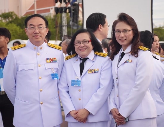 สคร.ร่วมพิธีทำบุญตักบาตรถวายเป็นพระราชกุศลแด่ สมเด็จพระนางเจ้าสิริกิติ์ พระบรมราชินีนาถ ในรัชกาลที่ 9 เนื่องในโอกาสมหามงคลเฉลิมพระชนมพรรษา 86 พรรษา 12 สิงหาคม
