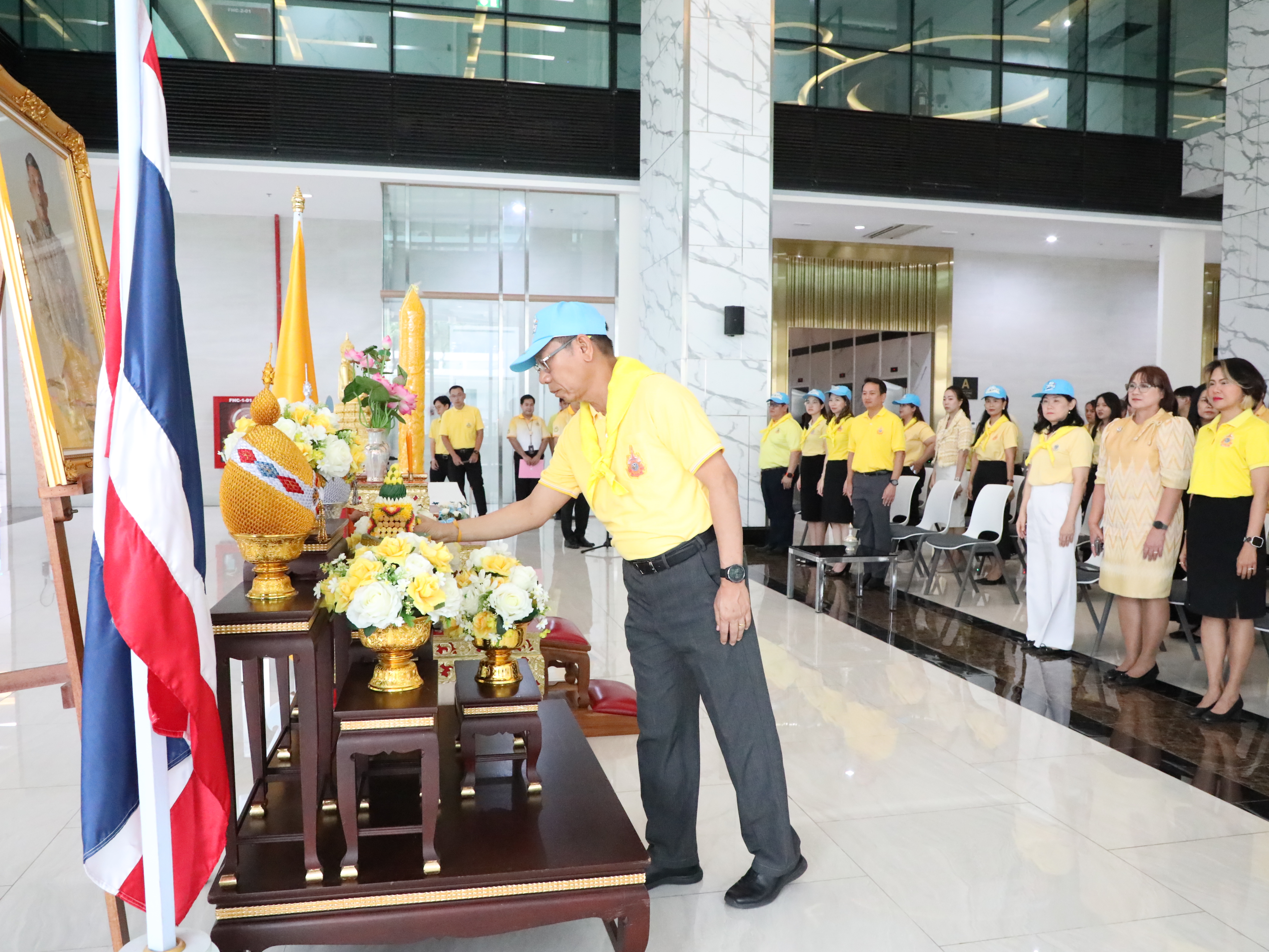 สำนักงานคณะกรรมการนโยบายรัฐวิสาหกิจ ร่วมกับกระทรวงการคลังจัดกิจกรรมถวายเทียนพรรษา ประจำปี 2568 ภายใต้กิจกรรมจิตอาสาบำเพ็ญสาธารณประโยชน์และบำเพ็ญสาธารณกุศลเฉลิมพระเกียรติ พระบาทสมเด็จพระเจ้าอยู่หัว เนื่องในโอกาสวันเฉลิมพระชนมพรรษา 28 กรกฎาคม 2568