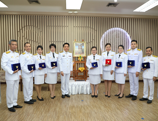 สคร. จัดพิธีรับพระราชทานเครื่องราชอิสริยาภรณ์ ประจำปี 2565- 2566