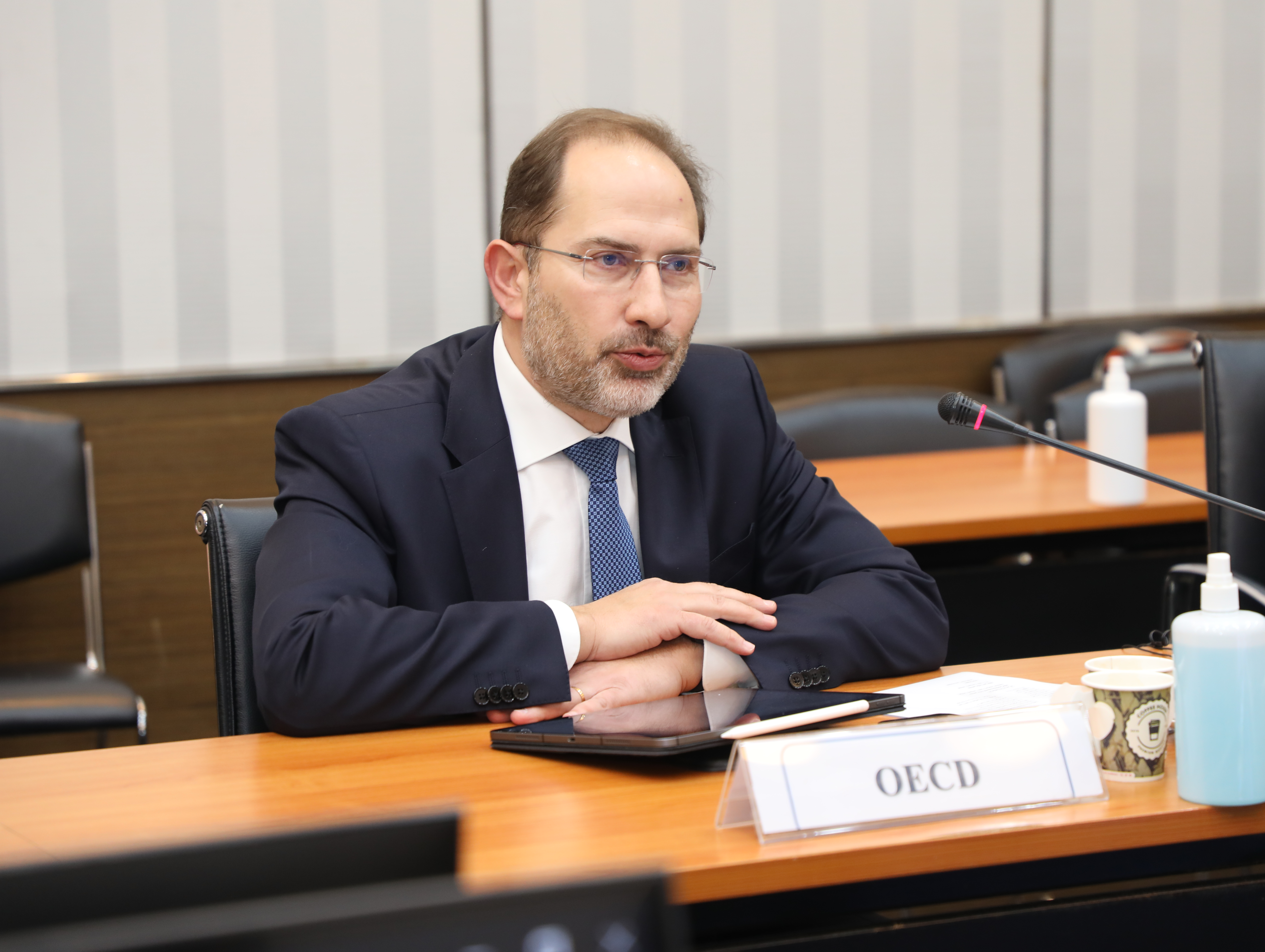 การประชุมหารือร่วมกับคณะผู้แทนองค์การเพื่อความร่วมมือทางเศรษฐกิจและการพัฒนา (OECD) สำหรับการจัดทำรายงานการประเมินสถานการณ์ของรัฐวิสาหกิจในภาพรวมด้านการกำกับดูแลกิจการที่ดีด้านการกำกับดูแลกิจการที่ดี