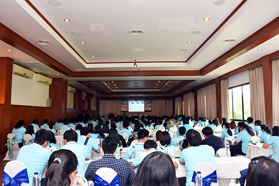 สคร. จัดโครงการฝึกอบรมหลักสูตร The Successful Leadership of Team and Company ระหว่างวันที่ 16 - 18 พฤศจิกายน 2561 ณ ห้องประชุม นาคาบอลลูม โรงแรมนาคาปุระ รีสอร์ทแอนต์สปา จังหวัดกระบี่