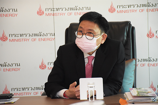 สคร. ร่วมอวยพรและขอพรปีใหม่ 2565 ปลัดกระทรวงพลังงาน