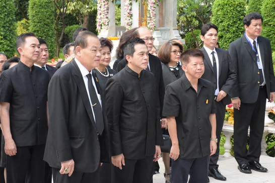 สคร. ร่วมสักการะสิ่งศักดิ์สิทธิ์ประจำกระทรวงการคลังเนื่องในโอกาสครบรอบ 142 ปี