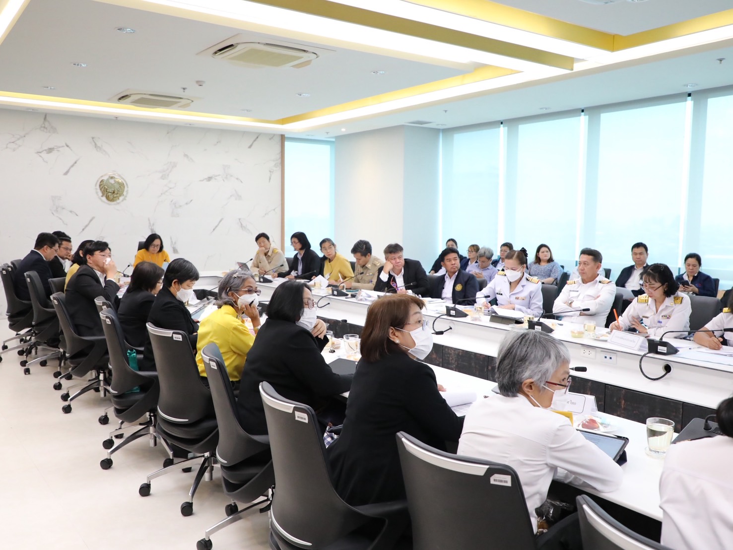 สำนักงานคณะกรรมการนโยบายรัฐวิสาหกิจ จัดการประชุมชี้แจงรายละเอียดเกี่ยวกับร่างประกาศคณะกรรมการนโยบายรัฐวิสาหกิจ เรื่อง หลักเกณฑ์การพิจารณาข้อเสนอการดำเนินมาตรการและการขอรับการจัดสรรเงินชดเชยของรัฐวิสาหกิจ พ.ศ. ....