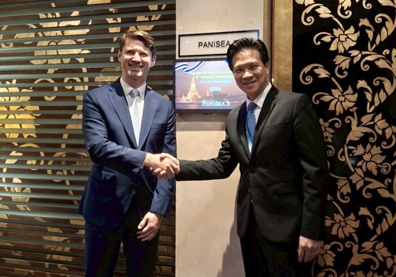 การประชุมเจรจาความตกลงการค้าเสรีระหว่างไทยและสหภาพยุโรป รอบที่ 6 (EU – Thailand Free Trade Agreement: FTA 6th round of negotiations) บทรัฐวิสาหกิจ ในระหว่างวันที่ 23-24 มิถุนายน 2568 ณ โรงแรม รอยัล ออคิด เชอราตัน ริเวอร์ไซด์ กรุงเทพฯ